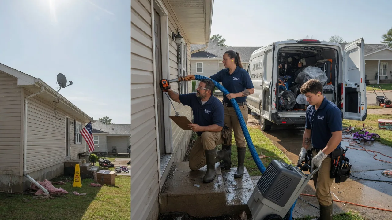Ceiling Water Damage Restoration in Dozier, AL near me